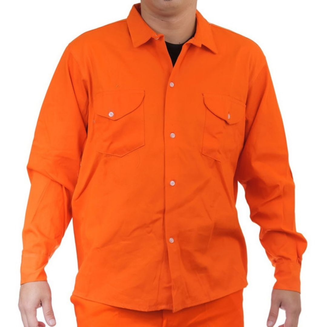 Pantalón de Trabajo Naranja – Agente Seguro