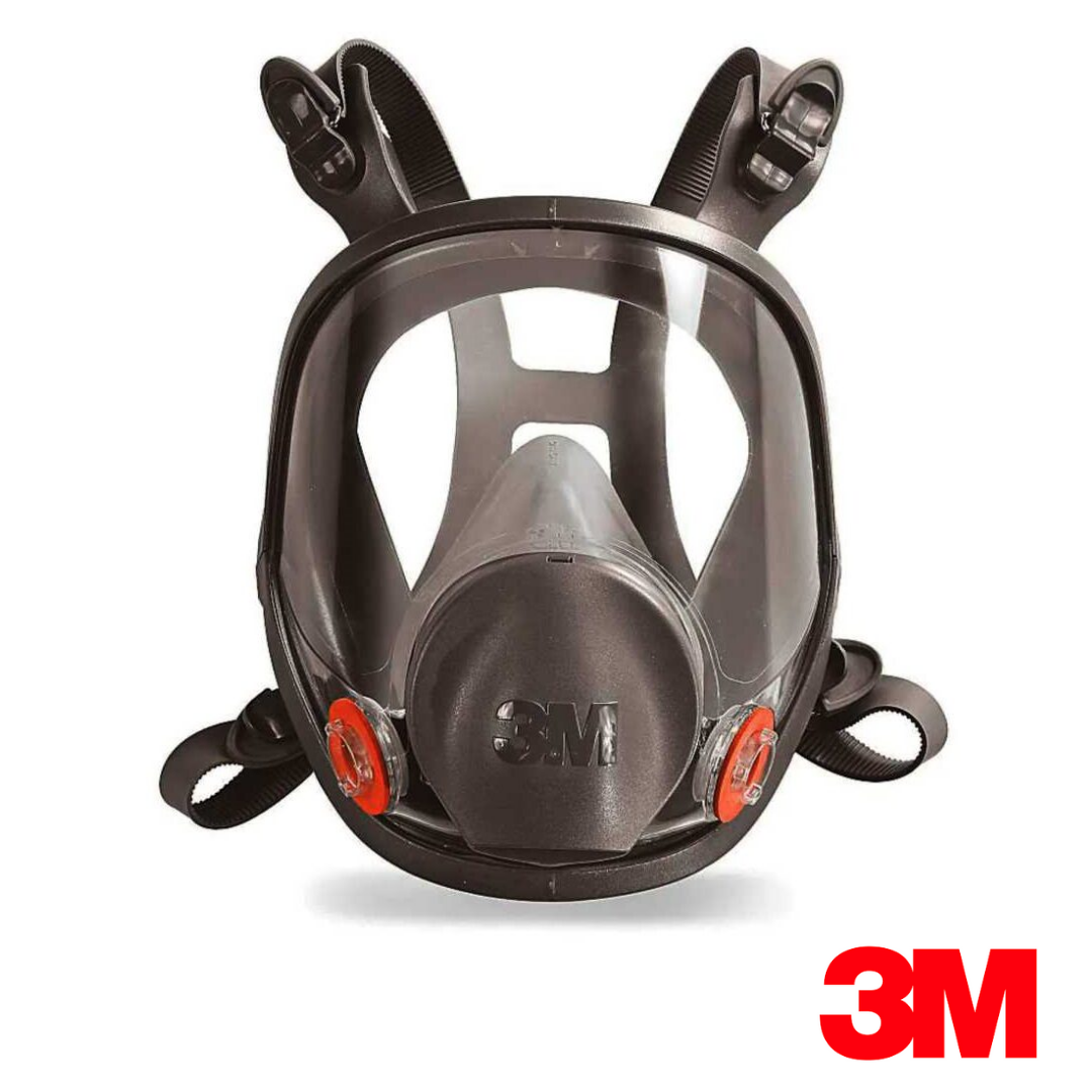 ▷Máscara protección respiradora facial completa antipolvo para pintura  Industrial, mascarilla de gas para pulverización con filtro de seguridad  6800